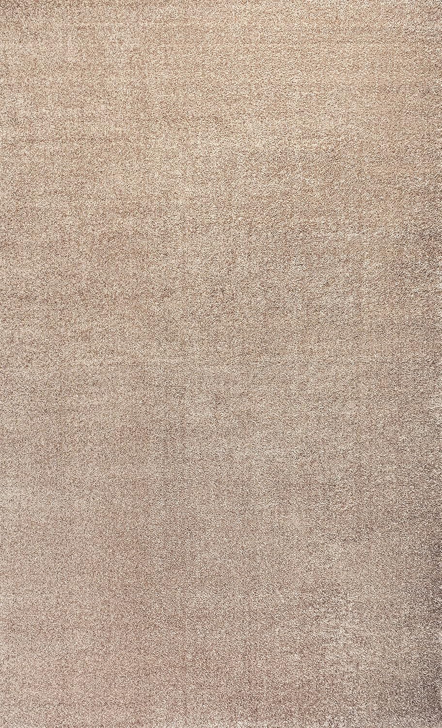 Size Large JONATHAN Y Haze Solid Low-Pile Beige Indoor Area Rug  Coastal,Bohemian,Minimalist,Classic, Easy-Cleaning for Living Room,Bedroom,Kitchen,Pet Friendly,Non-Shedding (SEU100G-4)